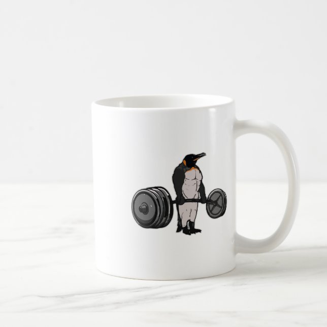 Mug Gym de levage de pingouin levage de poids (Droite)