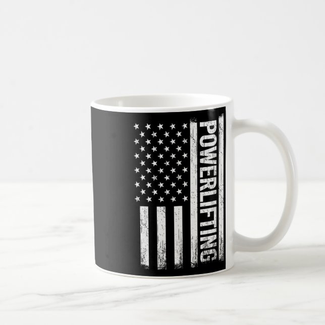 Mug Gym De L'Usa Powerlifter Poids Pour (Droite)