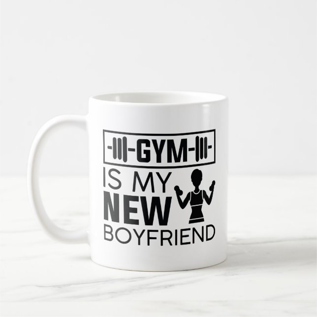 Mug Gym Est Mon Nouveau Petit Ami (Gauche)