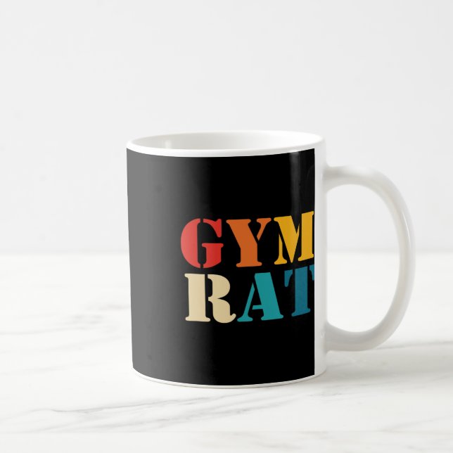 Mug Gym Lover entraînement Bodybuilding Retro Alphabet (Droite)
