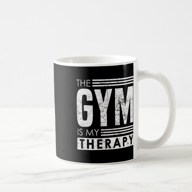 Mug Gym Therapy - Self Belief Bodybuilding Phrase (Droite)