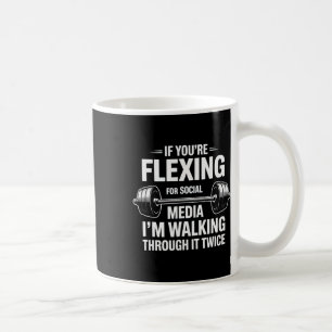 Mug Gymnase Funny Flexing Workout Bodybuilding 1