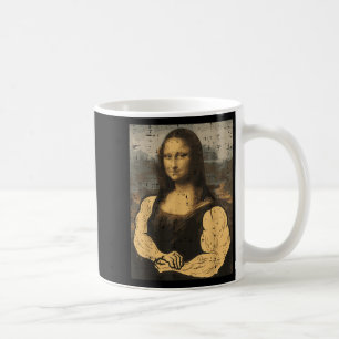 Mug Gymnase Mona Lisa Muscle Amusement Entraînement Fi