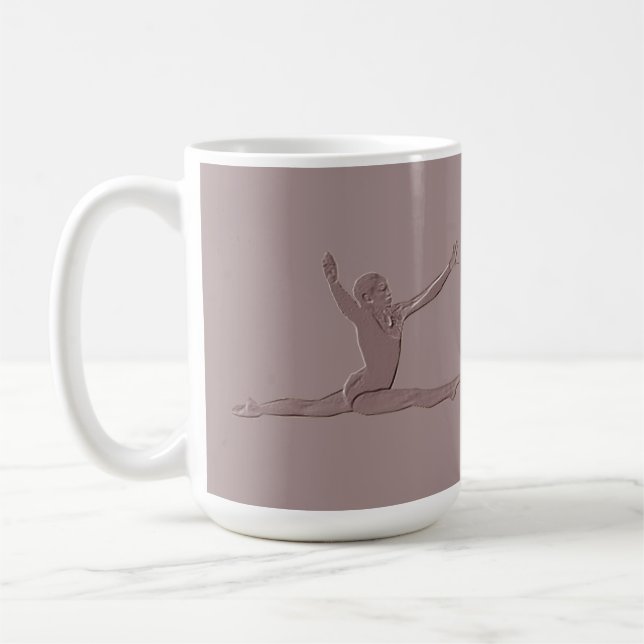 Mug - Gymnaste en Bas-Relief (Gauche)