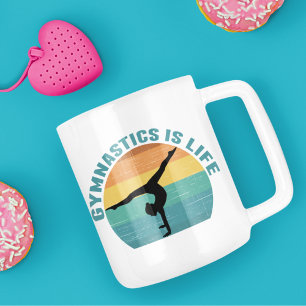 Mug Gymnastique est la vie belle Sunset Gymnaste Turqu