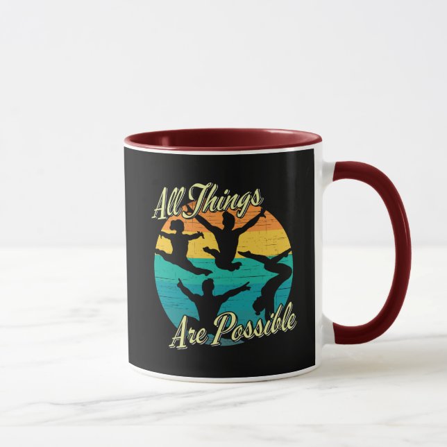 Mug Gymnastique Féminine - Tout est Possible (Droite)