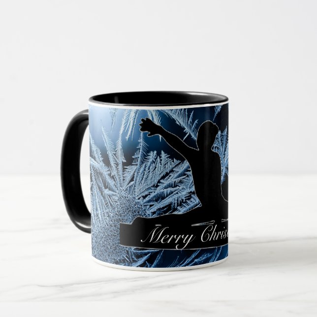Mug Gymnastique "Joyeux Noël" Frozen (Devant gauche)