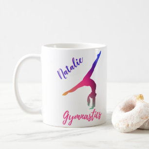 Mug Gymnastique Kickover rose violet Personnalisé