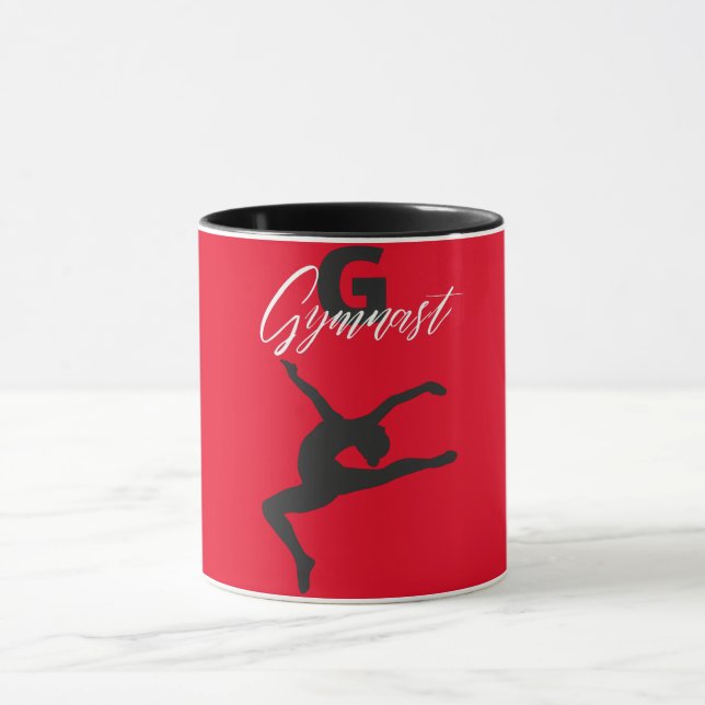 Mug Gymnastique Monogramme G est pour Gymnaste (Centre)