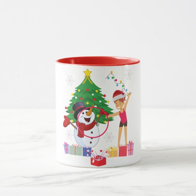 Mug Gymnastique rythmique Célébration de Noël (Centre)