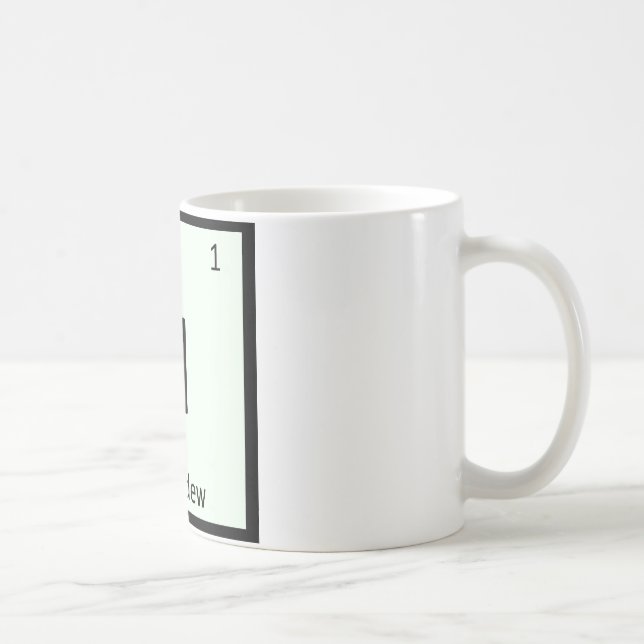 Mug H - Chimie du melon Honeydew Symbole du tableau pé (Droite)