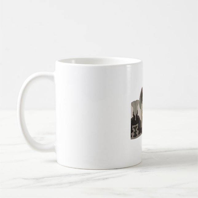 Mug H est pour Hyena (Gauche)