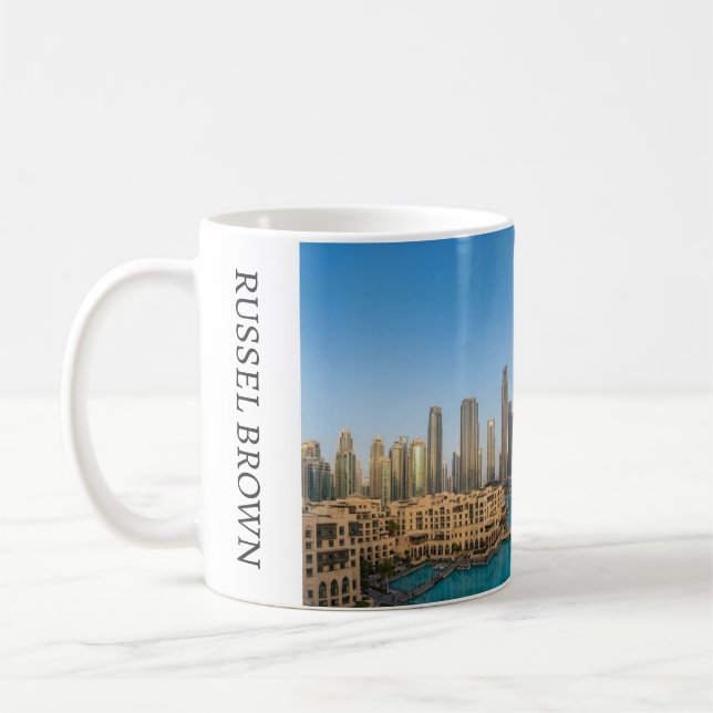 Mug Habibi Come To Dubai Travel Souvenir Personalised (Gauche)