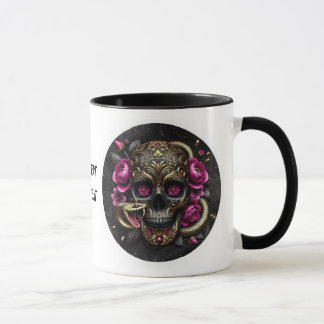 MUG HABILETÉ AVEC BOUGIE DE SNAKE PERSONNALISÉE.