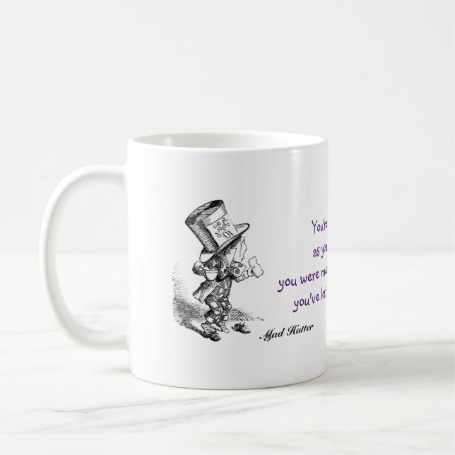 Mug Haine folle, Alice au pays des merveilles, Muchnes (Gauche)