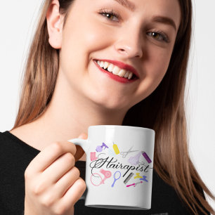 Mug Hairapist Coiffeur Coiffeur Stylliste Barber Desig