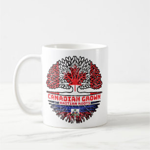 Mug Haïti Haïti Haïti Canada drapeau des racines de l'