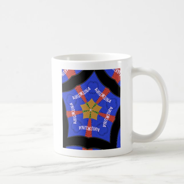 Mug Hakuna Matata Iridiscent bleu (Droite)