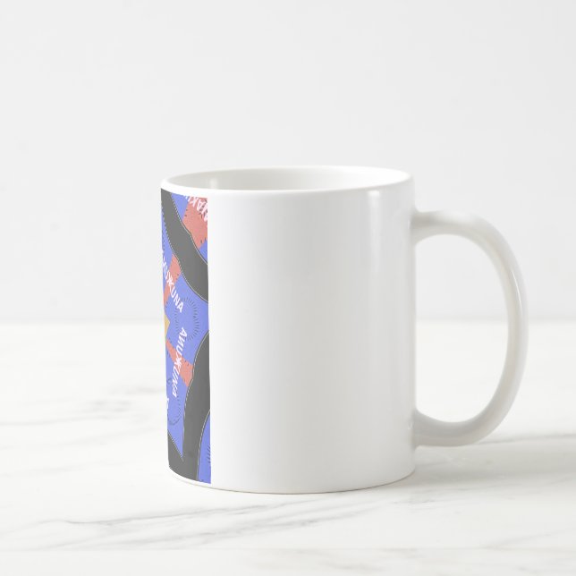 Mug Hakuna Matata Iridiscent bleu (Droite)