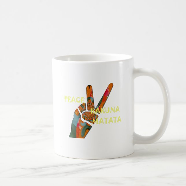 Mug Hakuna Matata Paix (Droite)