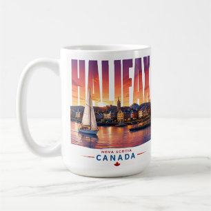 Mug Halifax Canada Front de mer Port de plaisance Voya