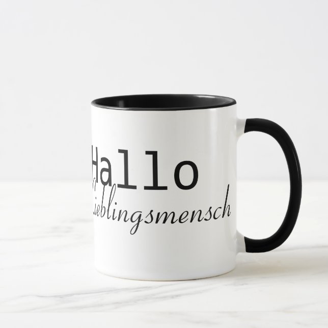 Mug Hallo Lieblingsmensch (Droite)