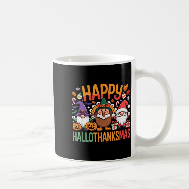 Mug Hallothanksmas Dentaire Instant Drôle Dent Noël (Droite)