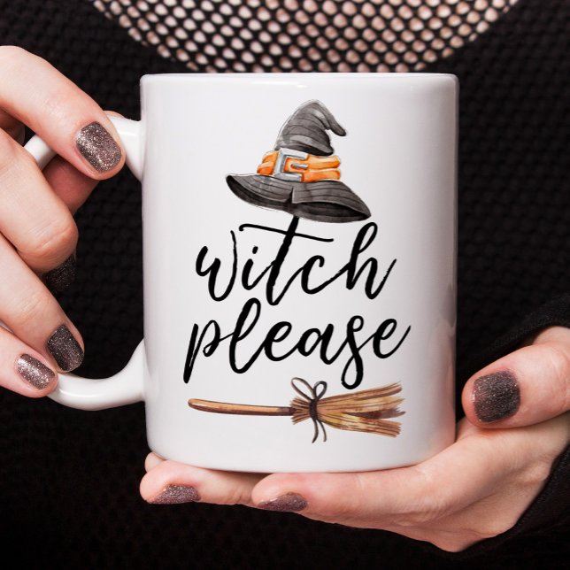 Mug Halloween (Ignite the spirit of spookiness this Halloween season with our special edition Witch Please Mug. )