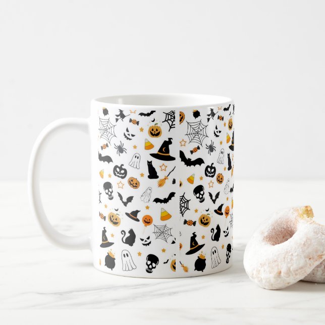 Mug Halloween (Avec donut)