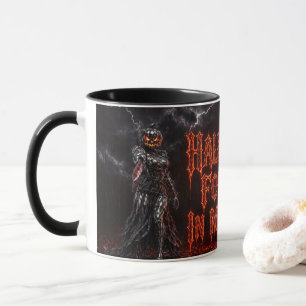 Mug Halloween à jamais dans mon cœur Gothique Citrouil