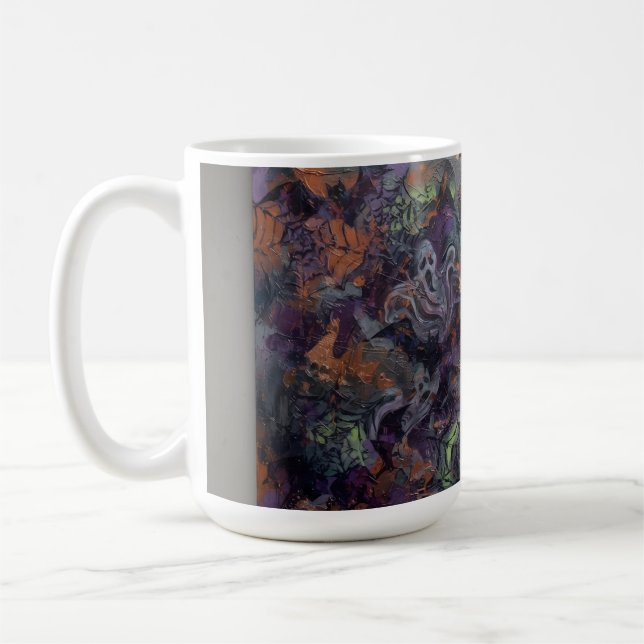 Mug Halloween Abstrait (Gauche)