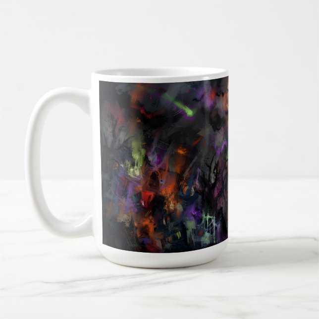 Mug Halloween Abstrait (Gauche)