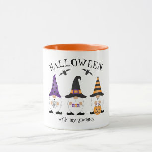 Mug Halloween Avec Mes Gnomes Violet Orange