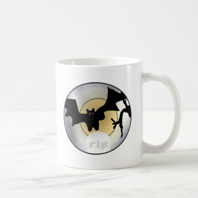 Mug Halloween Bats RIP (Droite)