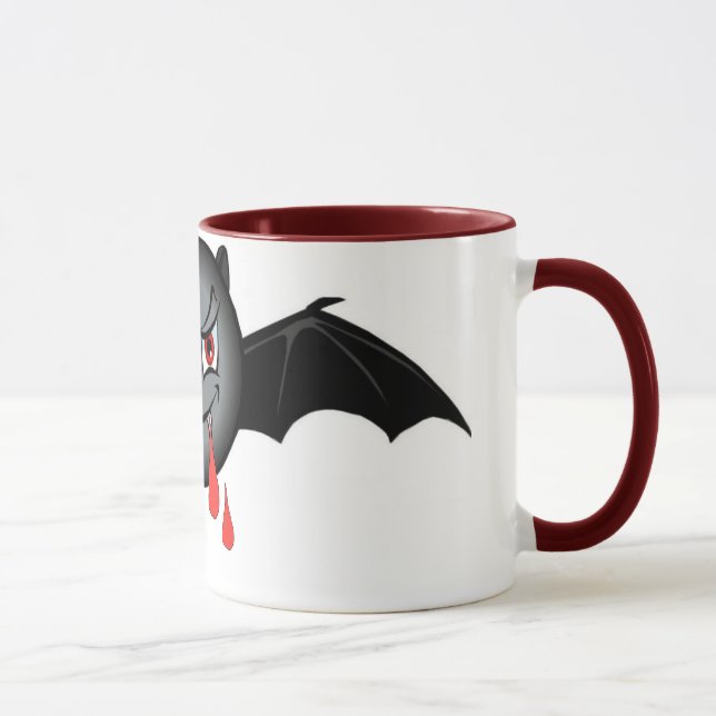 Mug Halloween - batte végétarienne (Droite)
