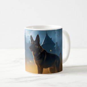 Mug Halloween berger allemand effroi