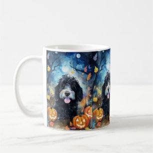 Mug Halloween Bernedoodle Avec La Peur Citrouille