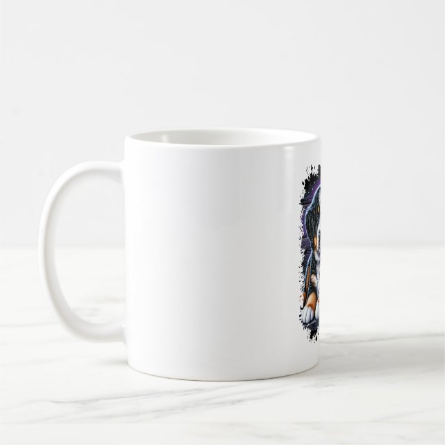 Mug Halloween bernois de chien de montagne (Gauche)