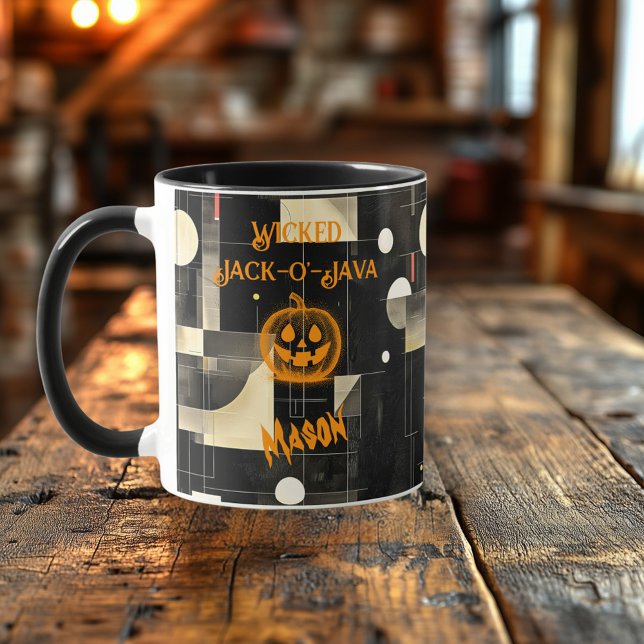 Mug Halloween - Black Wicked Jack-o-Java Citrouille (Créateur téléchargé)