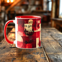 Mug Halloween - Boisson Sombre de Chauve-Souris Br