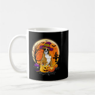 Mug Halloween Boxer Chien Moon Avec Cadeaux Drôle Citr