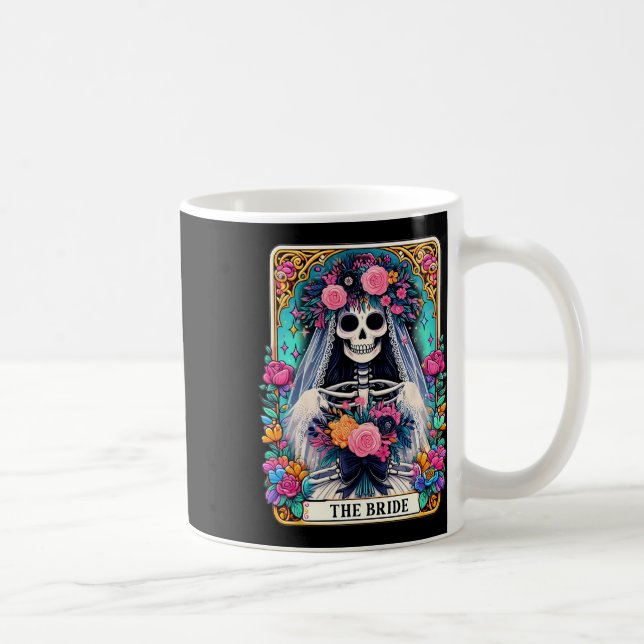 Mug Halloween Carte Tarot Mariée Mystical Boho Byche (Droite)