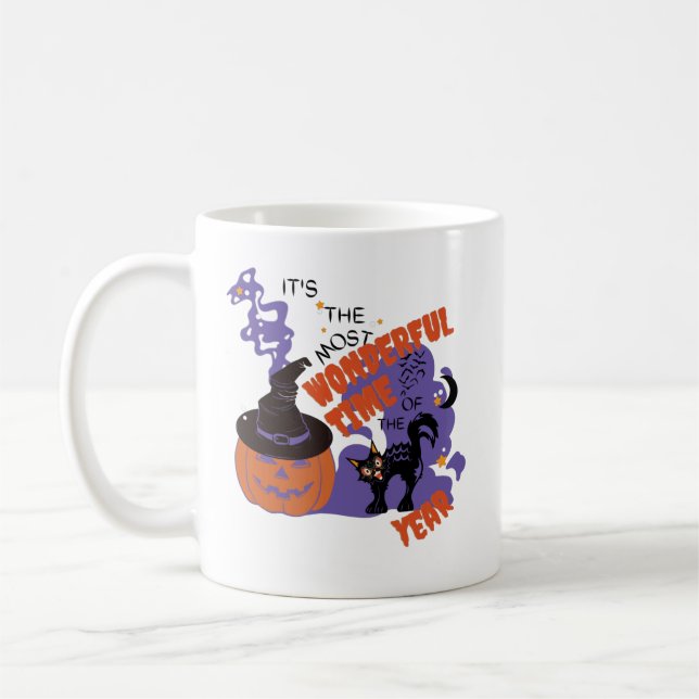 Mug Halloween C'est le moment le plus merveilleux de l (Gauche)