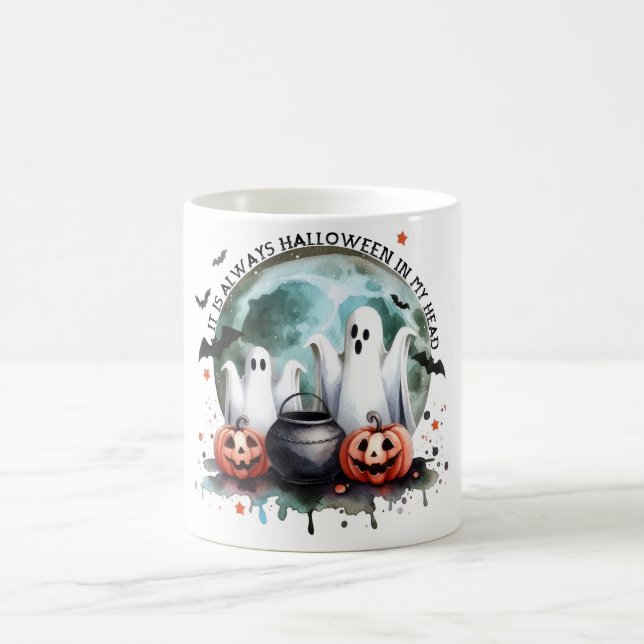 Mug HALLOWEEN C'est toujours Halloween dans ma tête (Centre)