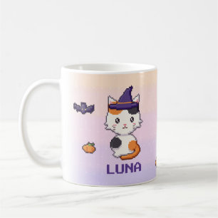 Mug Halloween Chat Calico Personnalisé
