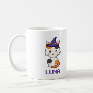 Mug Halloween Chat Calicot Personnalisé