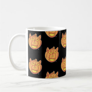 Mug Halloween chat Jack-o-lanterne dessin Motif Art