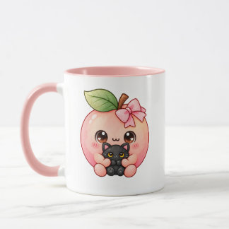 Mug Halloween Chat Noir Mignon Kawaii Peche