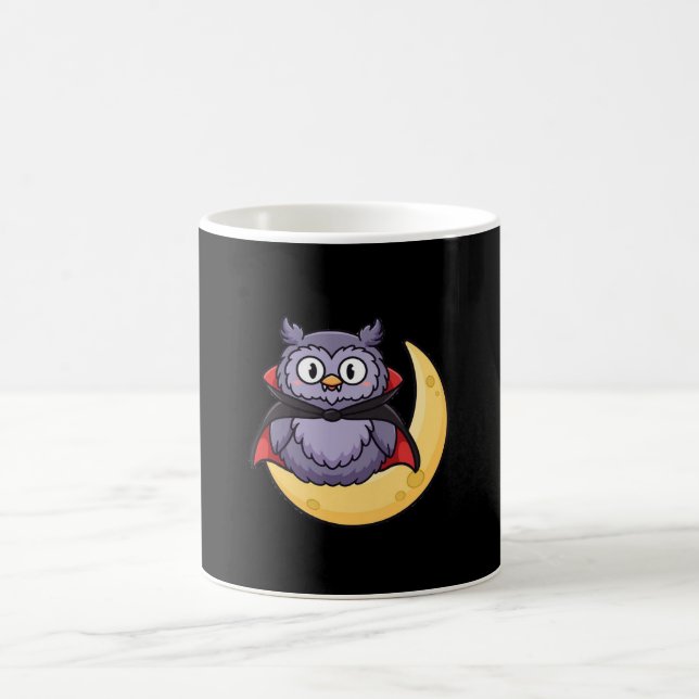 Mug Halloween Chouette Vampire Mignon (Centre)