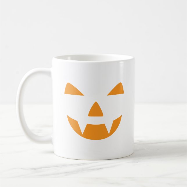 Mug Halloween citrouille (Gauche)